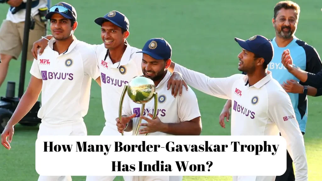 How Many Border-Gavaskar Trophy Has India Won?